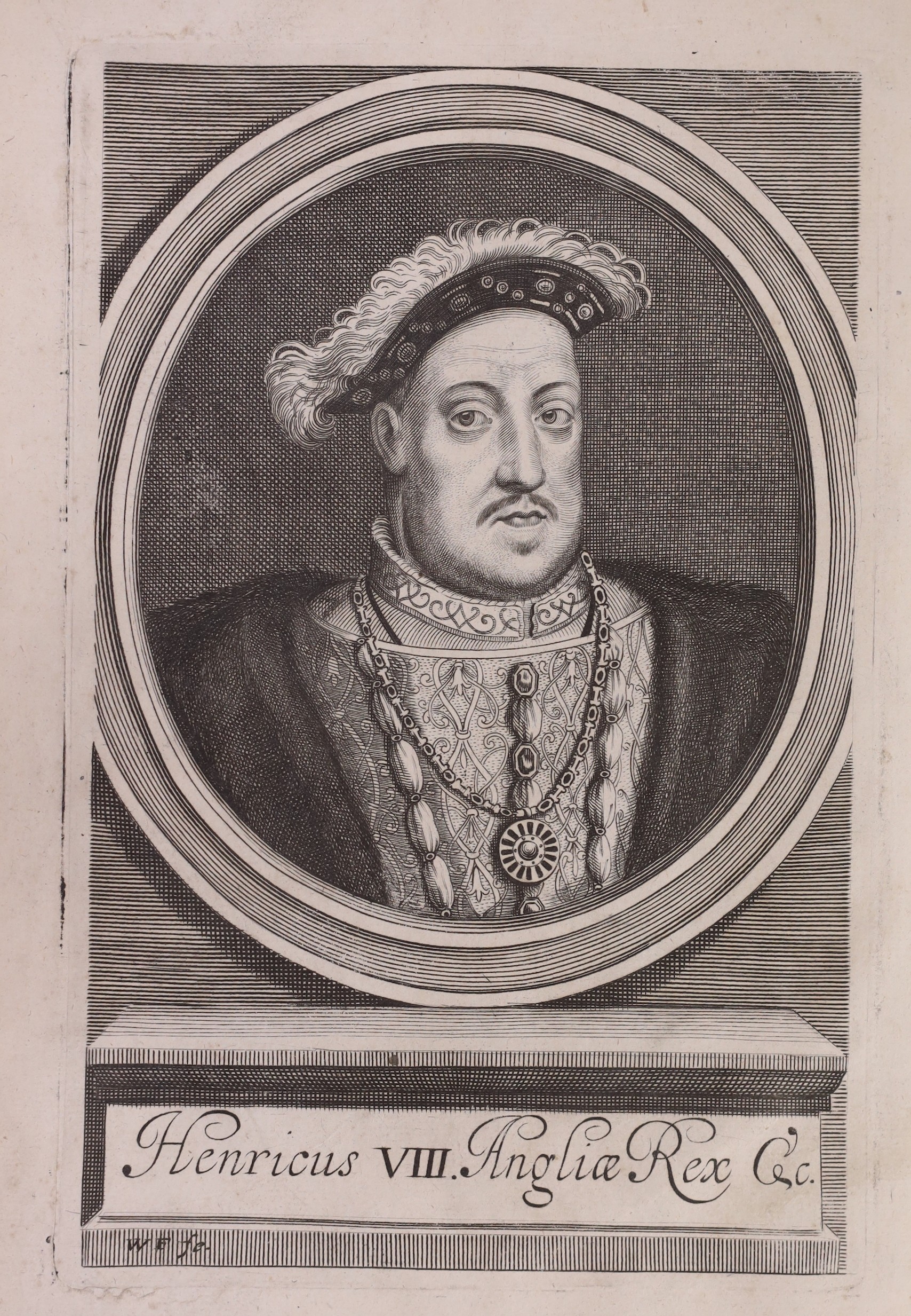 Herbert of Cherbury, Edward, Lord - The Life and Reign of King Henry the Eighth, small folio, calf, rebacked, with engraved portrait frontis, later red ink signature to inner front board, Andr. Clark, for J. Martyn et al